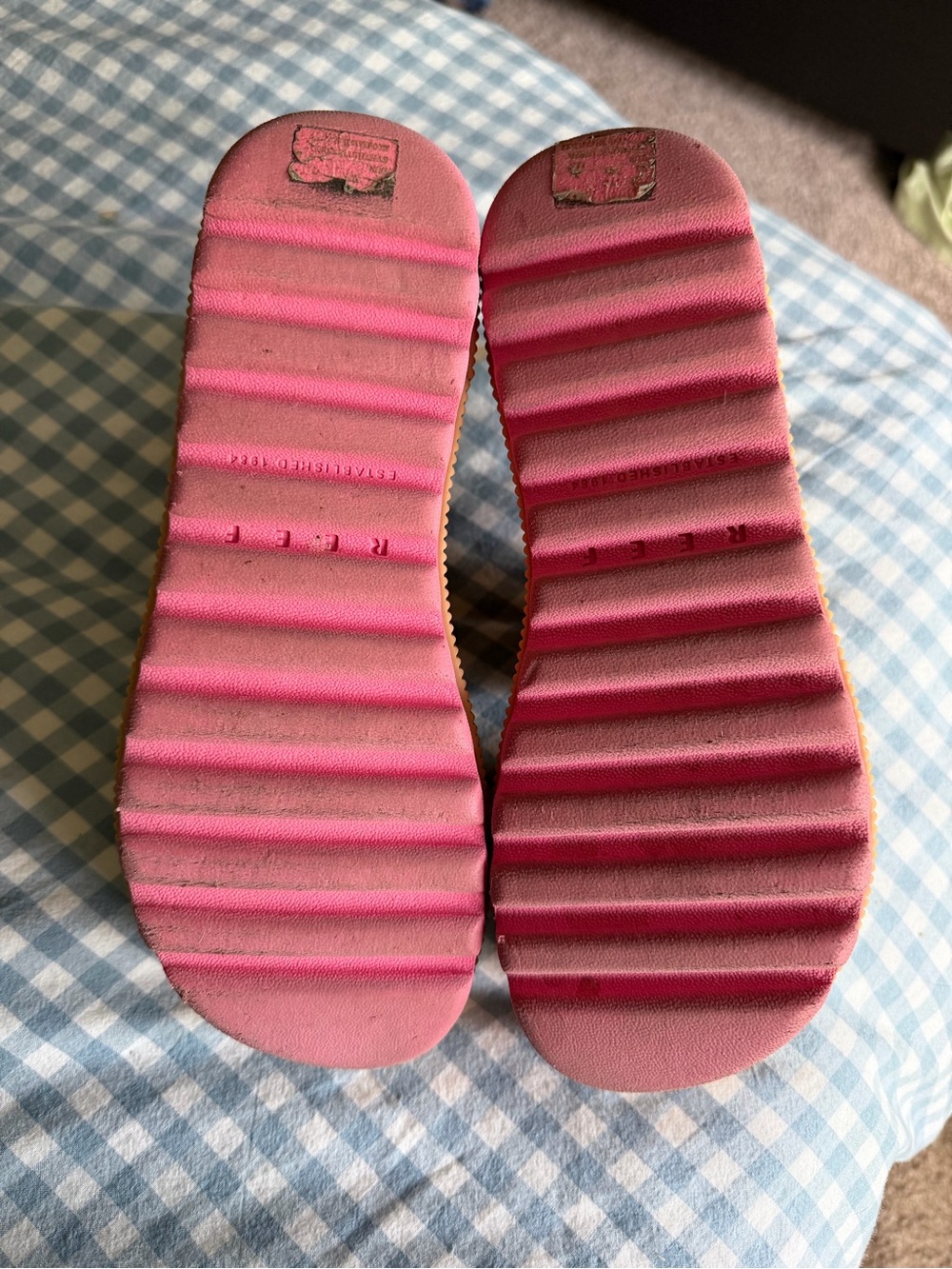 Reef Women's Water Vista Sandals with Pink Sole - Picture 4 of 5